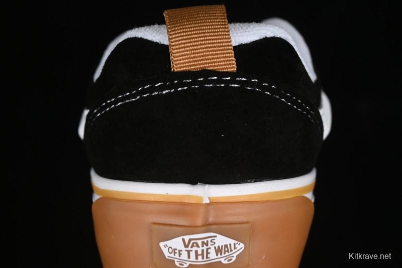 Vans Knu Skool Low Top Retro Casual Vulcanized Skate Shoes with Chunky Tongue - VN0009QCCJI