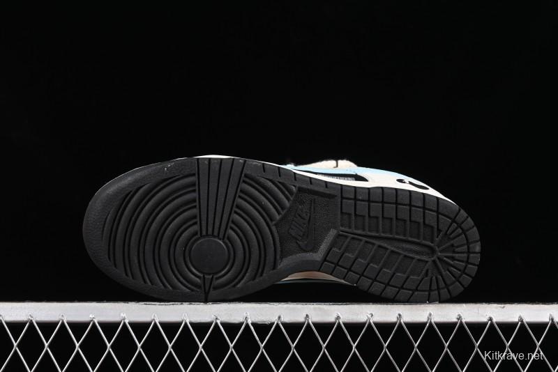 Nike Dunk Low SB Retro Vintage Panda Blueberry Casual Sneakers - DD1391-100