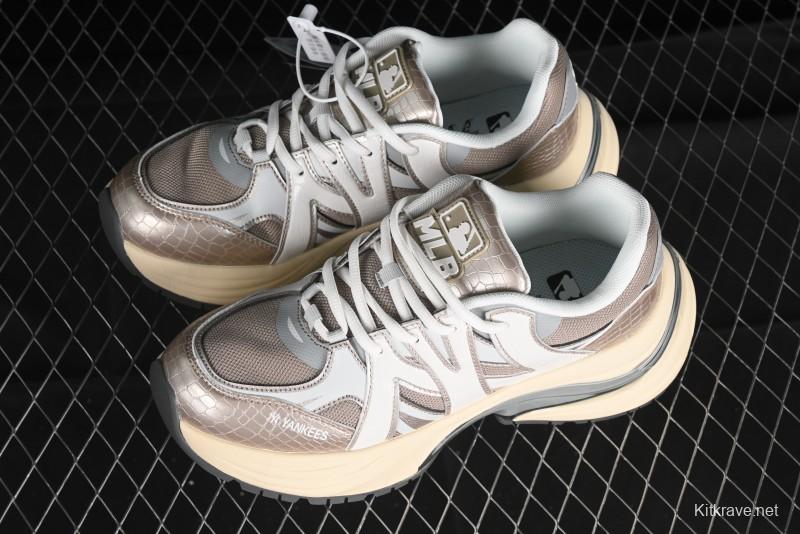 New York Yankees MLB Bigball Chunky Curve Thick Sole Casual Shoes - 3ARNPDL4N50GOS