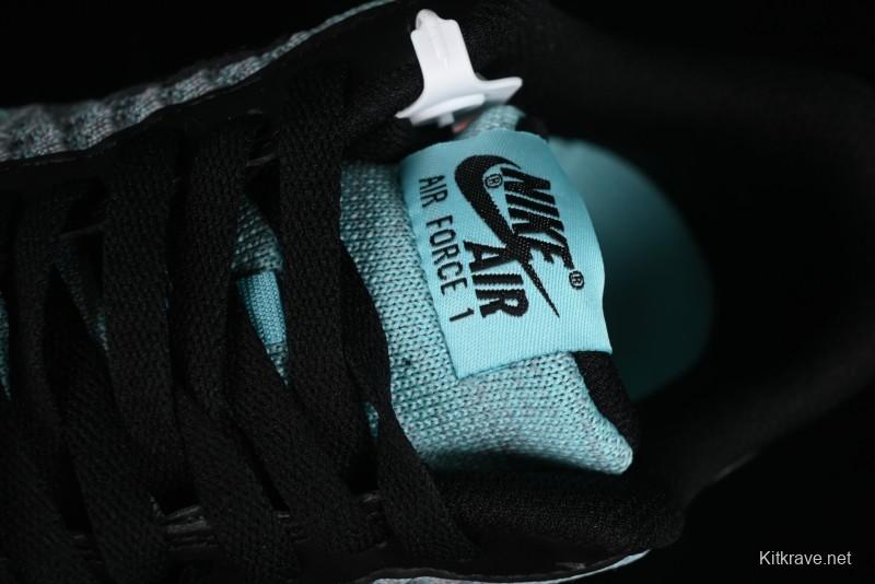 Nike Air Force 1 '07 Low 2.0 Moon Black Flywire Casual Sneakers - CI0051-600