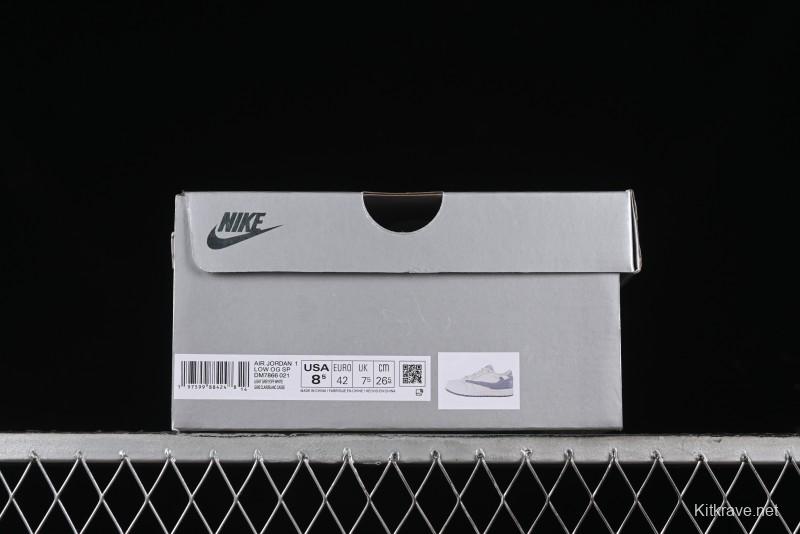 Nike Travis Scott x Fragment Design x Air Jordan 1 Low OG SP AJ1 Collaboration Sneakers - DM7866-021