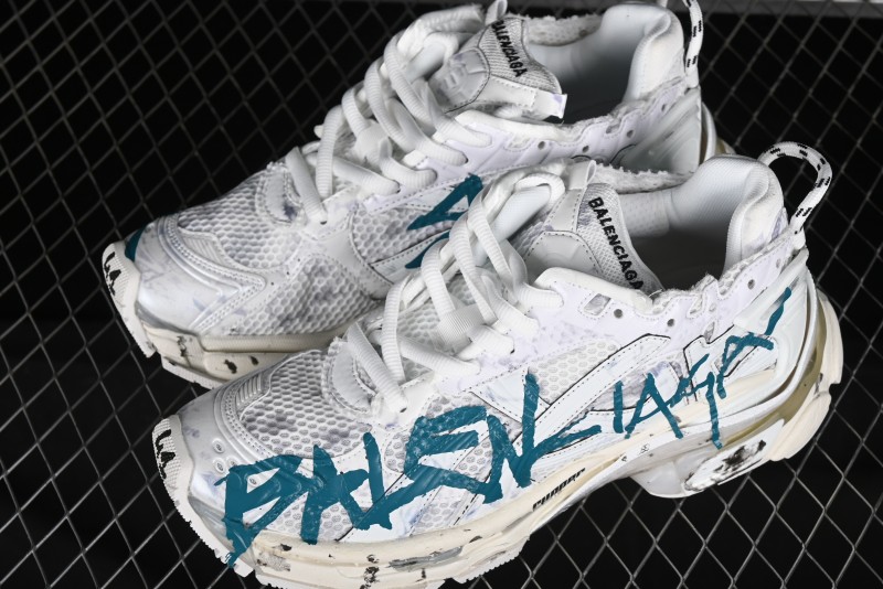 Balenciaga Runner Kith Four Color Retro Casual Shoes - W3RNY0133