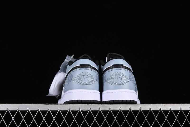 Nike Air Jordan 1 Low Retro Basketball Shoes with Cosmic Exploration Theme - 553558-132