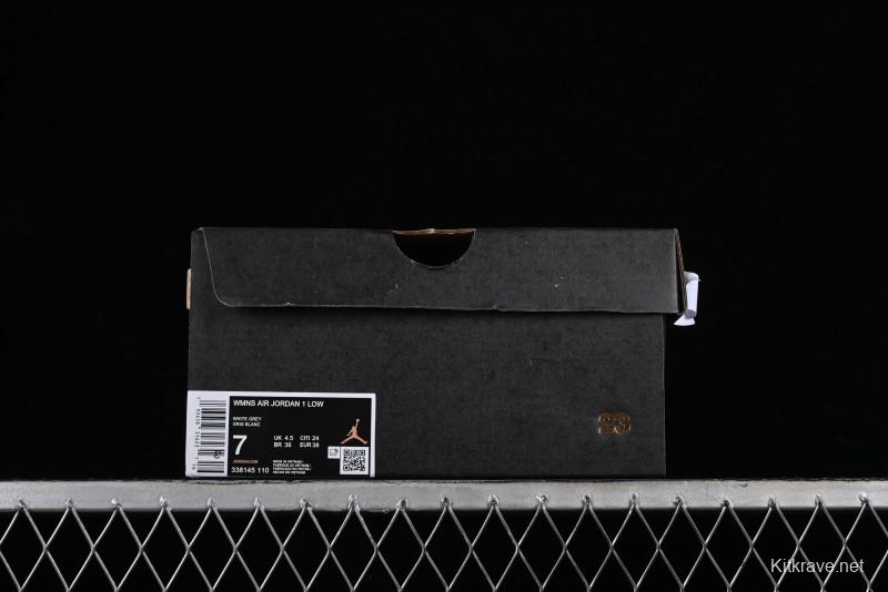 Nike Air Jordan 1 Low AJ1 White Mesh Retro Basketball Shoes - 338145-110