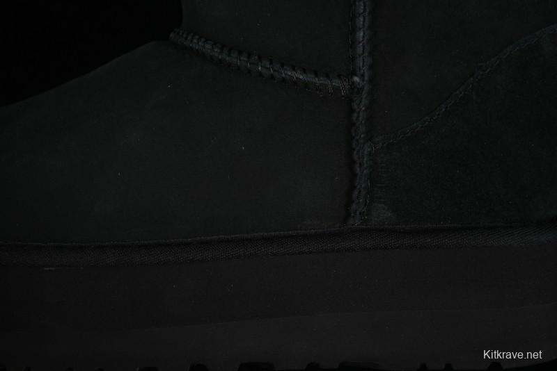 UGG Classic Ultra Mini Platform 3CM Wool Blend Mini Short Boots - 1135092