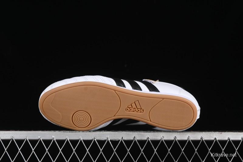 Adidas Originals Taekwondo Low-Top Training Shoes with Full-Grain Leather Wrap Comfortable Anti-Slip Durable - JQ4774