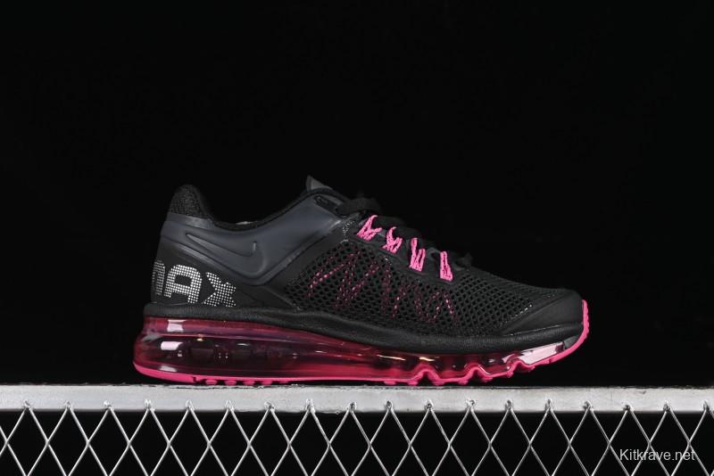 Nike Air Max 2013 Retro Breathable Mesh Cushioned Running Shoes - 555753-001