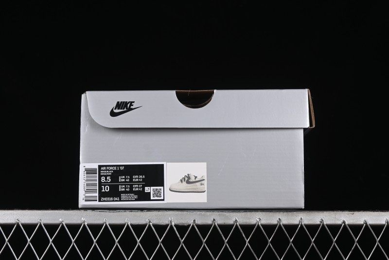 Stussy x Nike Air Force 1'07 Low Casual Sneakers - ZH0316-041