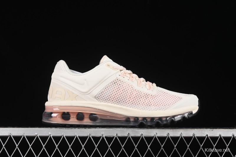 Nike Air Max 2013 Retro Breathable Mesh Running Shoes with Full-Length Max Air Cushion - HF3660-100