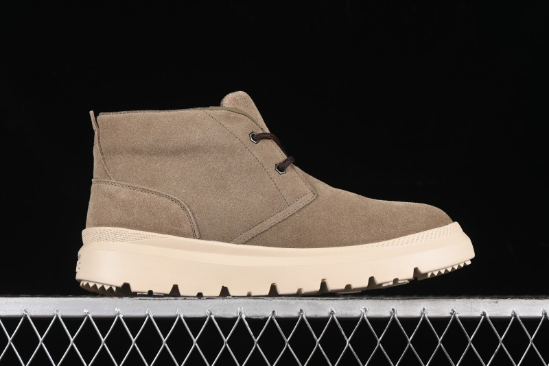 UGG Burleigh Chukka Comfort Flat Lace-Up Round Toe Casual Boots - 1151773