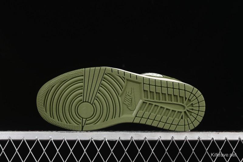 Nike Travis Scott x Fragment Design x Air Jordan 1 Low OG SP AJ1 LV Collaboration - LX1988-105