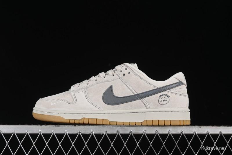 Nike SB Dunk Low TS Collaboration - Anniversary Premium Custom Low-Top Casual Skate Shoes - KK1688-086