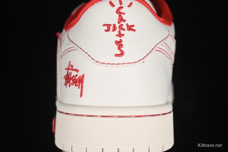 Nike Travis Scott x Fragment Design x Air Jordan 1 Low OG SP AJ1 Supreme Stussy Collaboration - SJ2