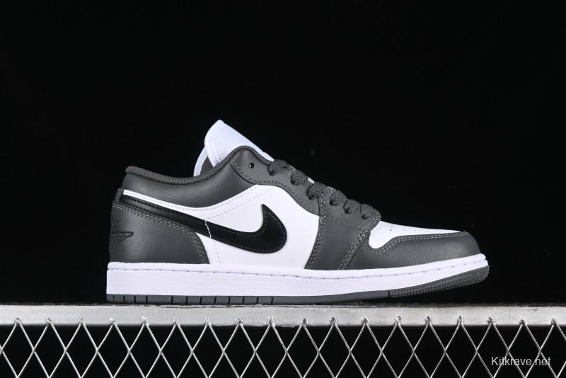 Nike Air Jordan 1 Low Iron Grey Casual Sneakers - 553558-152