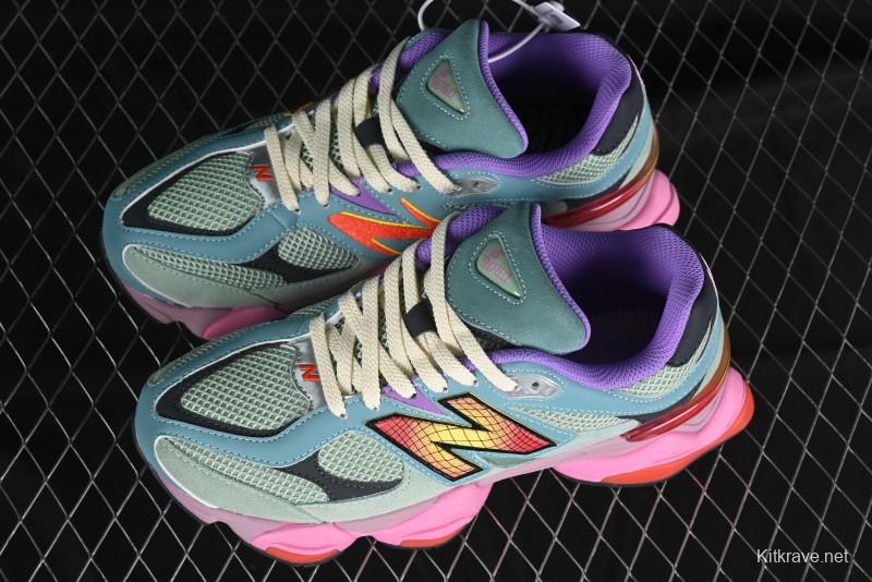 New Balance Joe Freshgoods x New Balance 9060 Retro Casual Running Sneakers with ABZORB Cushioning - U9060WRB