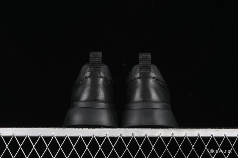 Ecco Street ACE Series Autumn New Retro Fashion Genuine Leather Platform Casual Sneakers - 63336101001