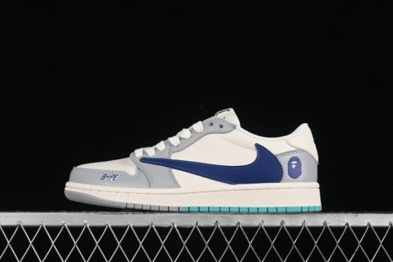 Nike Travis Scott x Fragment Design x Air Jordan 1 Low OG SP AJ1 Bape Collaboration - LJ5188-021