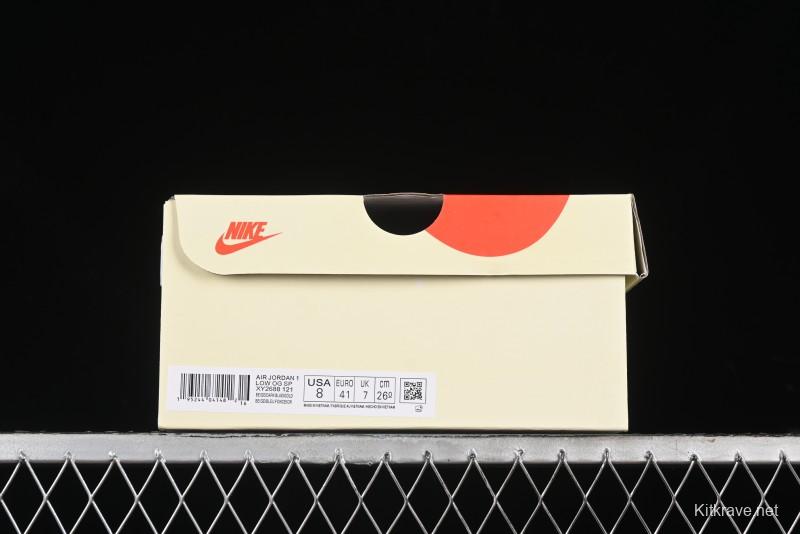 Nike Travis Scott x Fragment Design x Air Jordan 1 Low OG SP AJ1 Retro Sneakers - XY2688-121