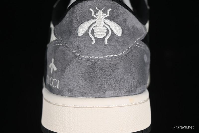 Nike Travis Scott x Fragment Design x Air Jordan 1 Low OG SP AJ1 Gucci Collaboration - Black Hook Dragonfly Low-top Casual Sneakers - SJ2068-137