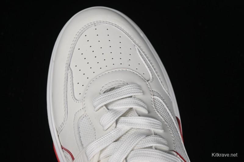 Christian Louboutin Astroloubi Comfortable Fashion Low-Top Sneakers White Red - X.D4