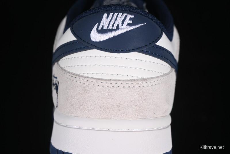 Nike SB Dunk Low Stussy Anniversary Edition Custom Low-Top Casual Skate Shoes - KK1888-003