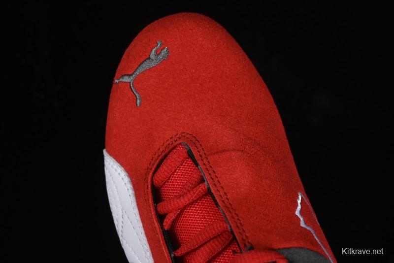 Puma Sparco Future Round Toe Lace-Up Leather Fabric Low-Top Lifestyle Casual Shoes - 307936-06