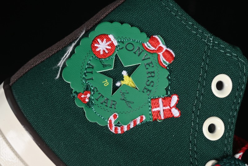 Converse 1970s Christmas Theme High Top Casual Sneakers for Winter - A12455C