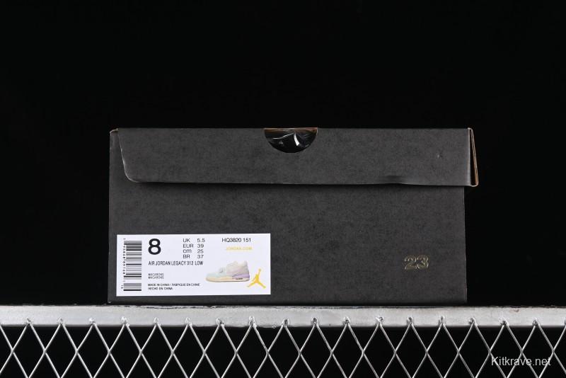 Nike Air Jordan Legacy AJ312 Low Top Sneakers with Triple Strap Design - HQ3820-151