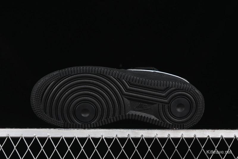 Nike Air Force 1 '07 Low Cleanfit Custom Official Bestseller Black Blue Starry Sky Full Diamond Casual Sneakers - ZH0316-042