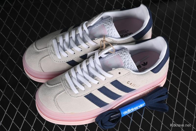 Adidas Originals Gazelle Bold IE6508 Low-Top Sneakers with Thick Sole for Casual Wear, Non-Slip and Durable - IE6508