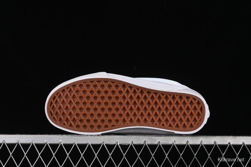 Vans Classics Knu Skool Full Grain Leather White Bread Sneakers - VN0009QCDSB