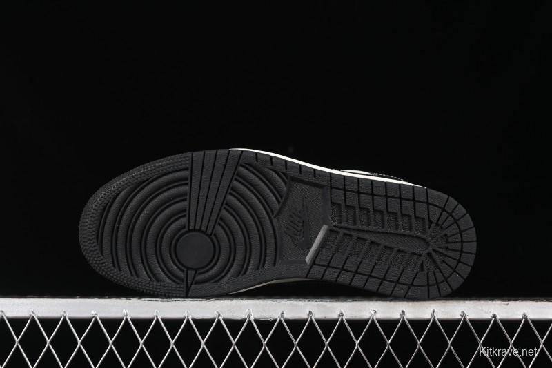 Nike Travis Scott x Fragment Design x Air Jordan 1 Low OG SP AJ1 Supreme Collaboration - Mist Blue Low-top Casual Sneakers - SJ2068-119