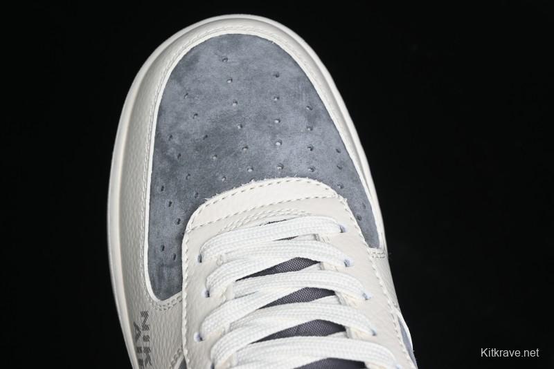 Nike Air Force 1 '07 Low The North Face Collaboration - Beige Grey Sole Low-Top Casual Sneakers - DF0188-014