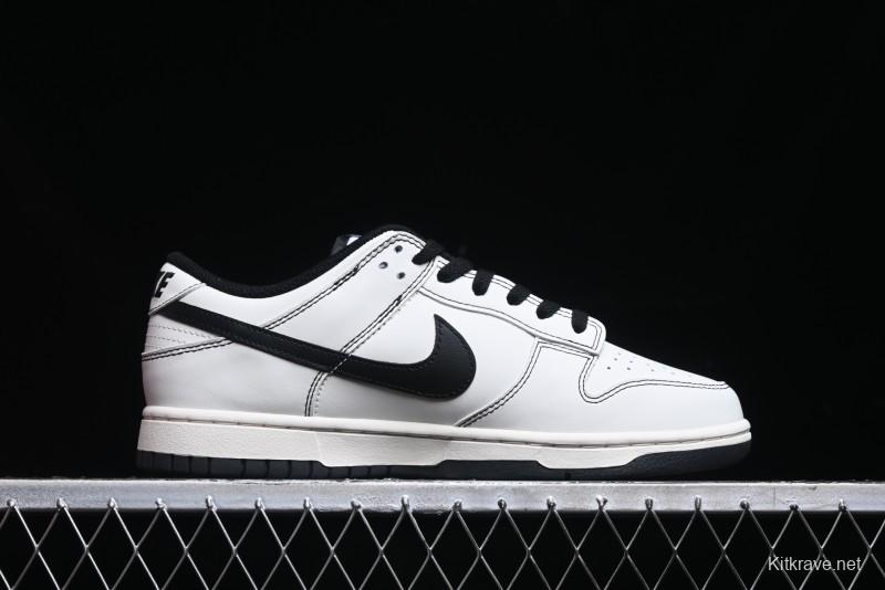 Nike Dunk Low Retro Panda Oxidized Vintage High Street Casual Sneakers - DD1391-100