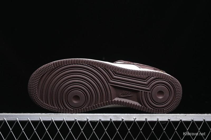 Nike Air Force 1 '07 Low BAPE Collaboration - Tan Brown Casual Sneakers - KK1988-027