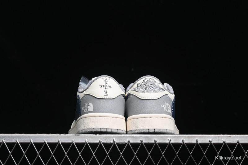 Nike Travis Scott x Fragment Design x Air Jordan 1 Low OG SP AJ1 Low Top Casual Sneakers - XS3086-002