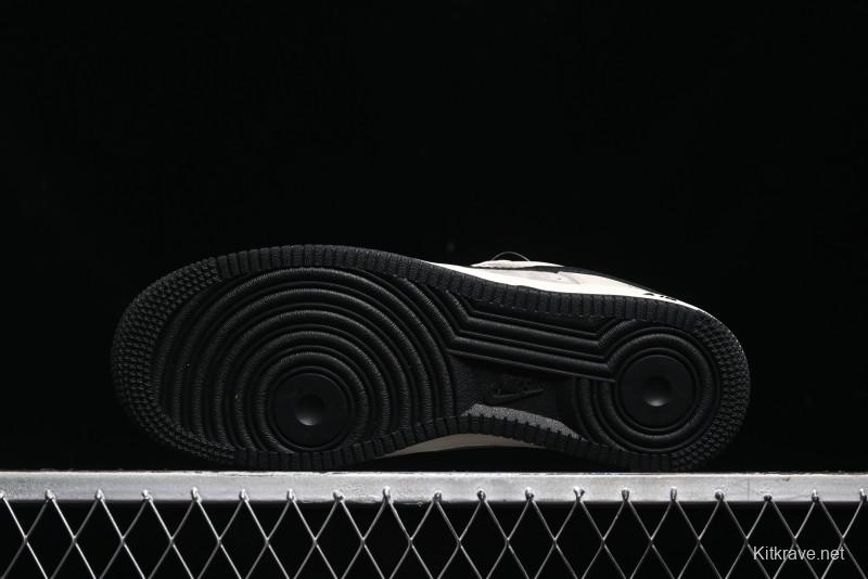Nike Air Force 1 '07 Low The North Face Collaboration - Beige Black Red Sole Low-Top Casual Sneakers - XZ6188-309