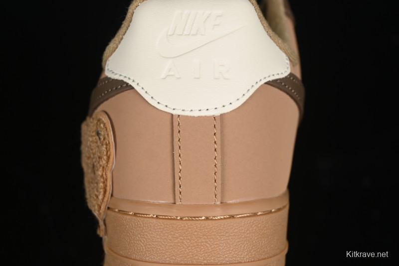 Nike Air Force 1 '07 Low Maillard Bear Casual Sneakers - CJ9297-999