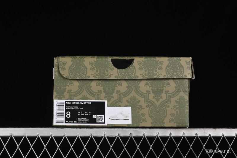 Nike SB Dunk Low Gucci Collaboration - Smoke Green Anniversary High-End Custom Low-Top Casual Skate Shoes - XX2025-389