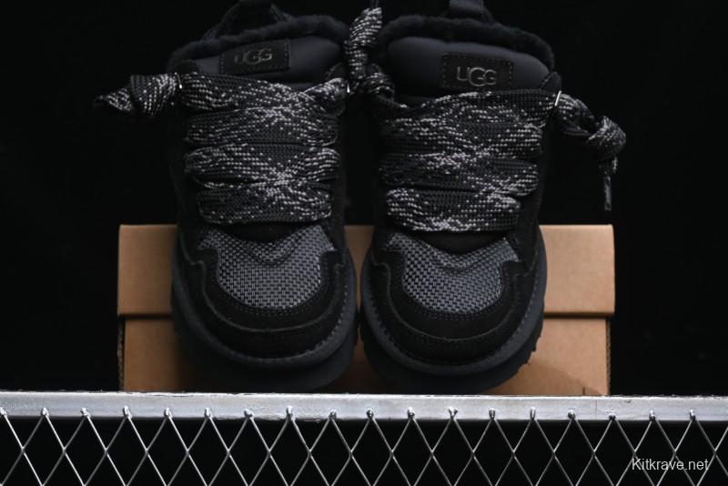 UGG Classic Ultra Mini Mel Dual Color Lace-Up Low-Top Casual Shoes - 1144032