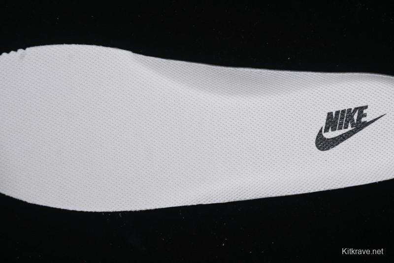 Nike Air Force 1 '07 Low Stussy Collaboration - Black White Double Swoosh Red Tag Low-Top Casual Sneakers - SJ6698-012