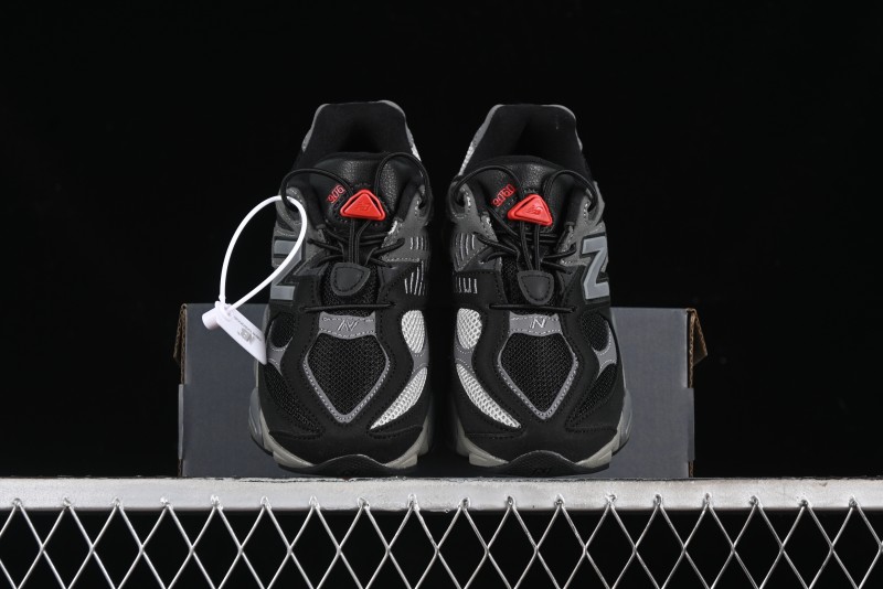 New Balance 9060 Series Hook and Loop Kids Sneakers - PV9060BLK