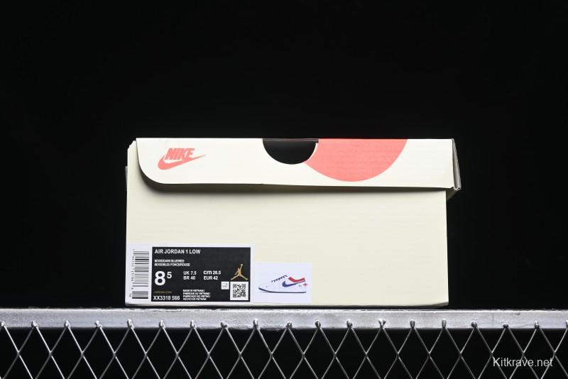Nike Air Jordan 1 Low AJ1 Stussy Collaboration - Retro Basketball Shoes - XX3318-566