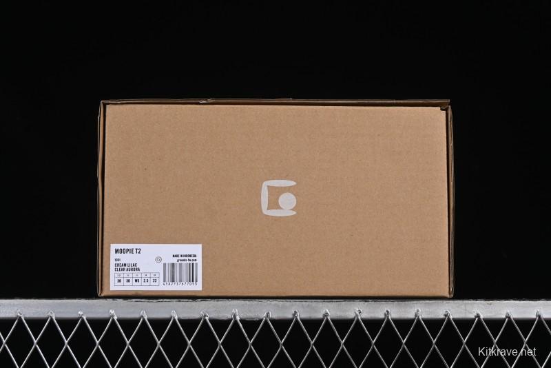 Grounds Big Bubble High Platform Sneakers in Cream Lilac - AJE5