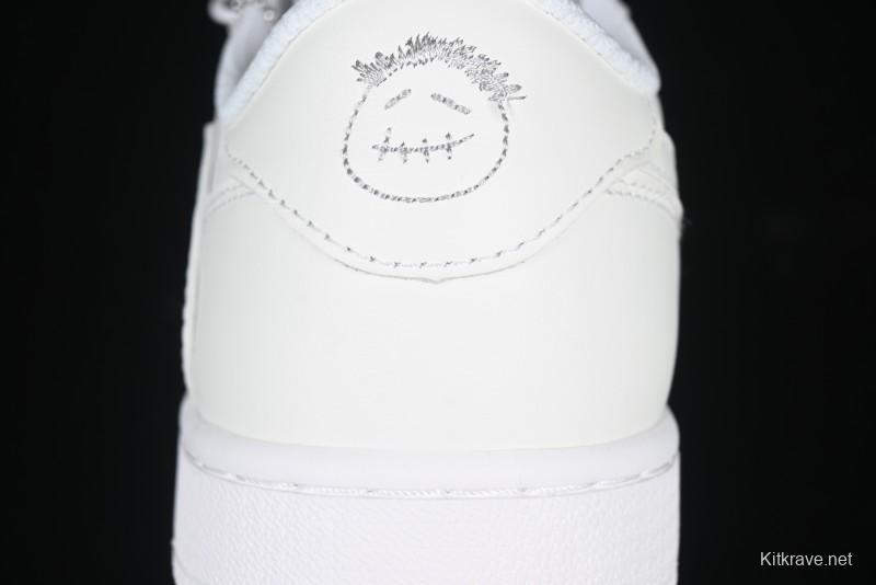 Nike Travis Scott x Air Jordan Low OG SP AJ1 Retro Sneakers in Pure White - TD1228-111