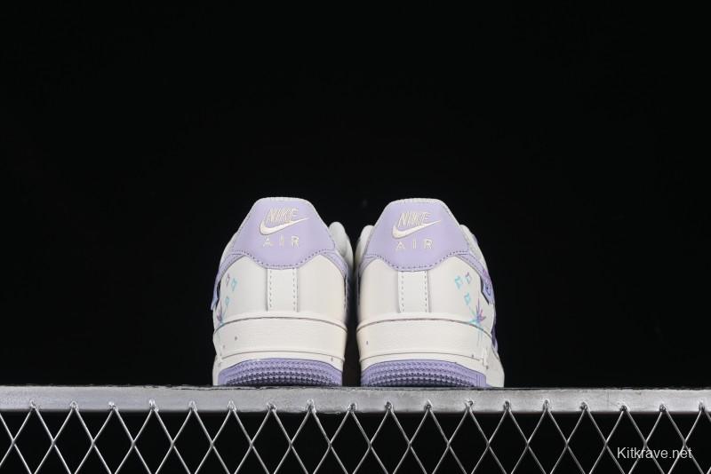 Nike Air Force 1'07 Low Casual Sneakers Purple Butterfly - FB1839-213