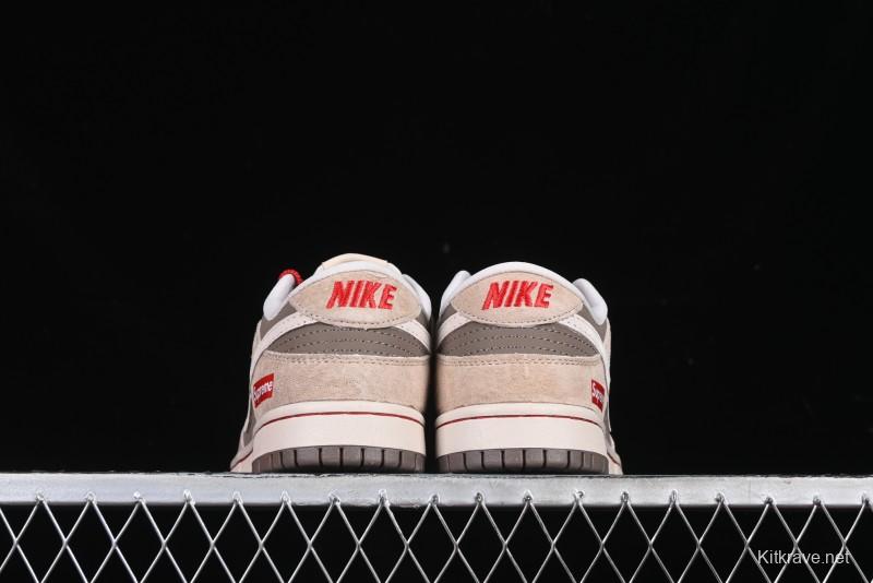 Nike SB Dunk Low Supreme Year of the Snake Limited Edition Anniversary Custom Casual Skate Shoes - AG3702-851