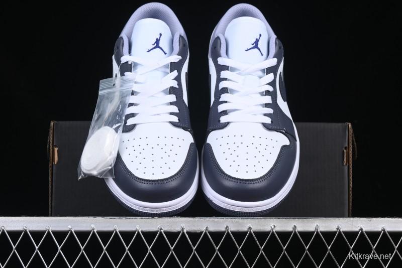 Nike Air Jordan 1 Low AJ1 Haze Purple Casual Lifestyle Sneakers - 553558-145