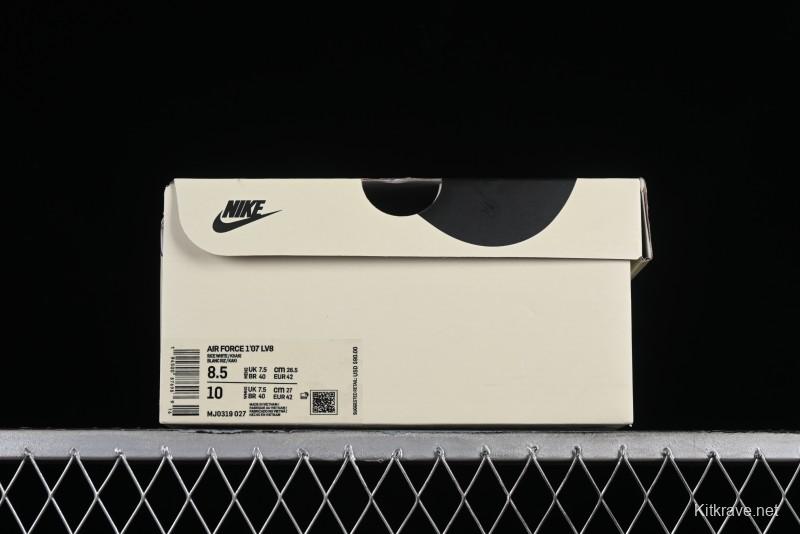 Nike Air Force 1 '07 Low Classic Khaki Mini Swoosh Starry Sky Low-Top Casual Sneakers - MJ0319-027