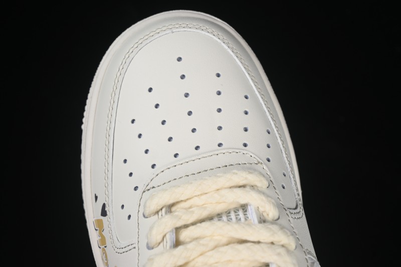 Nike Air Force 1 '07 Low Casual Sneakers with Pop Mart Molly Design - FJ7740-210